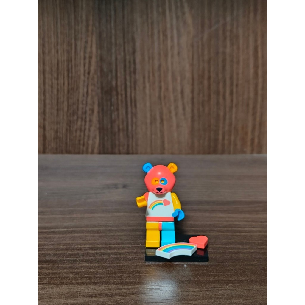 【LEGO 樂高】人偶包系列  第19代 彩虹熊 71025 | 單售
