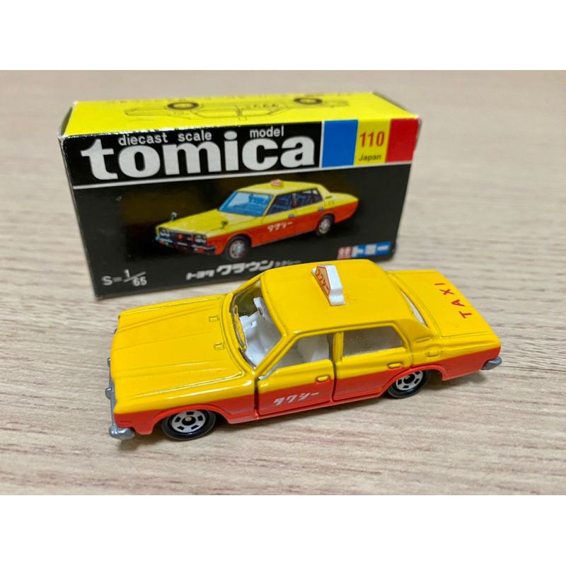 Tomica 黑盒 110 計程車 Taxi Toyota crown 復古