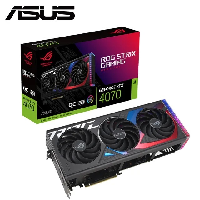 華碩 ASUS ROG Strix GeForce RTX 4070 12GB GDDR6X 顯示卡