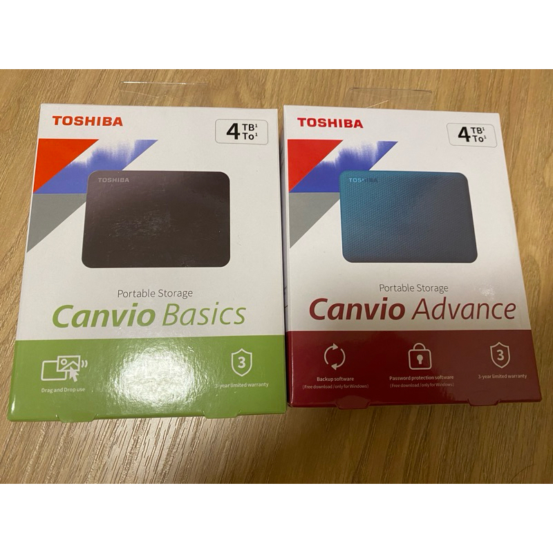 全新現貨 TOSHIBA 東芝 V10 Canvio Advance 先進碟 4TB 2.5吋外接式硬碟 行動硬碟