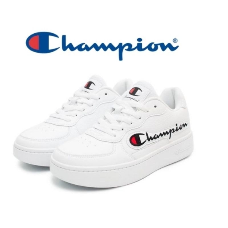 Champion 男鞋&lt; 8 &gt; 版鞋 厚底增高 休閒運動鞋 白色WSUS308801