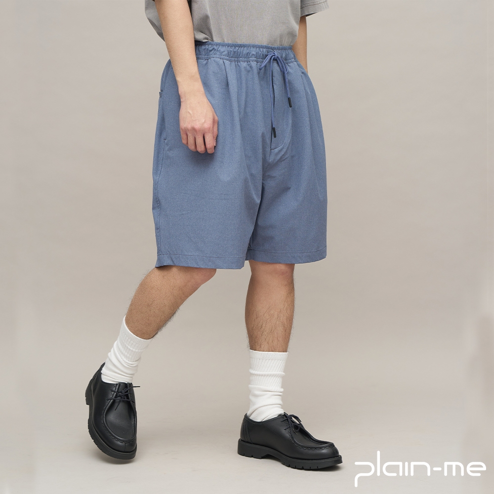 【plain-me】吸濕排汗寬鬆抽繩短褲 PLN1702-241