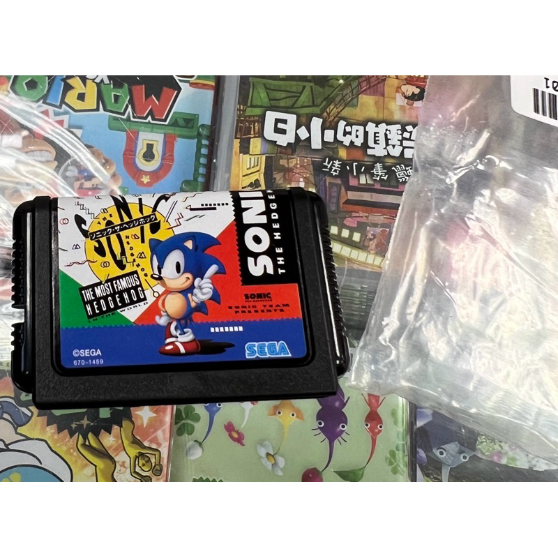 （非遊戲） SEGA Mega Drive Mini 復古迷你主機 MD 裝飾卡盒 音速小子 懷舊迷你卡匣 ［遊戲頻道］