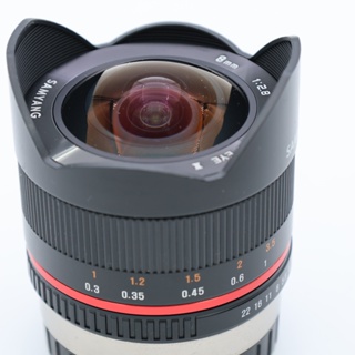 【明昌】【中古二手】Samyang 8mm F2.8 II 手動鏡 for Fuji-X XT5 可參考