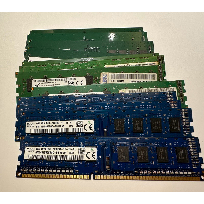 二手 各廠牌 桌機記憶體 4G  DDR3  DDR3L  DDR4