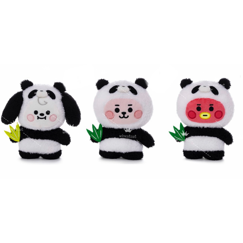 💟現貨💟 BT21日本動物園人氣熊貓寶寶吉祥物 cooky chimmy s號娃