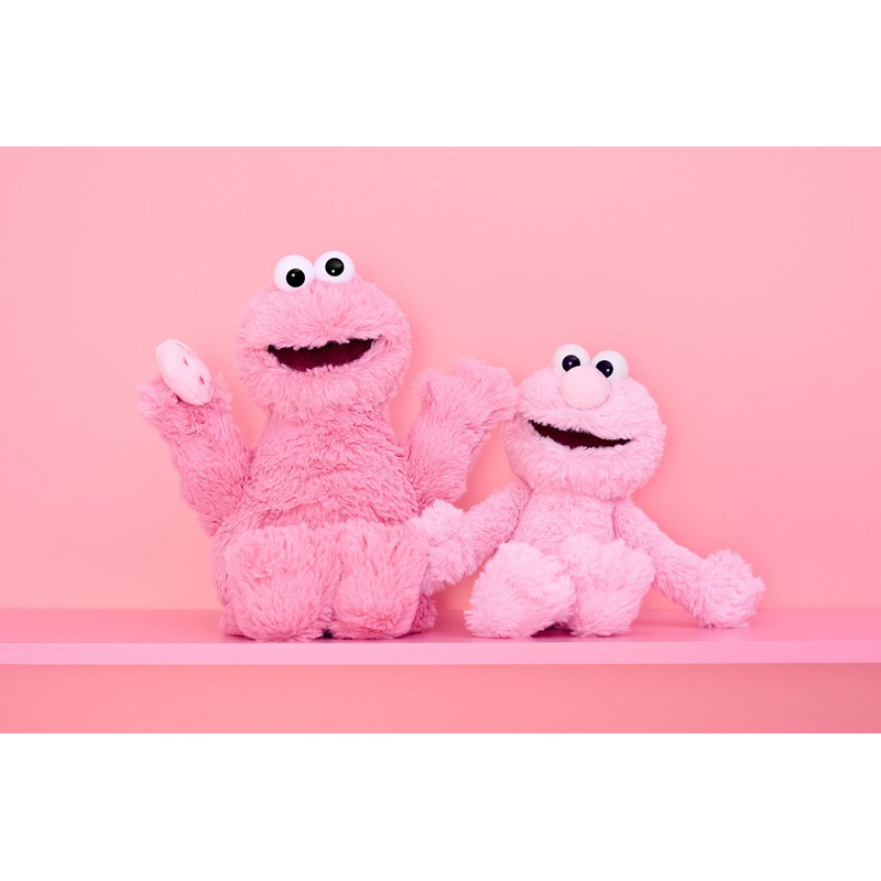 [日版現貨］芝麻街市集 pink spring/情人節限定商品 Elmo 餅乾怪獸 娃娃 明信片