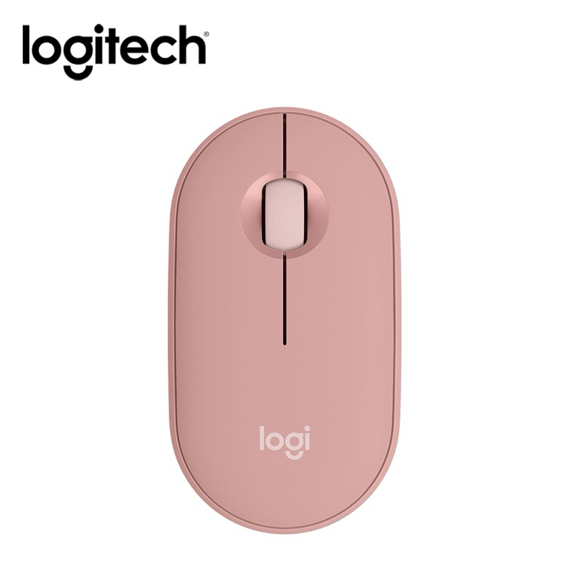 [logitech]羅技 M350s 無線藍牙滑鼠-玫瑰粉