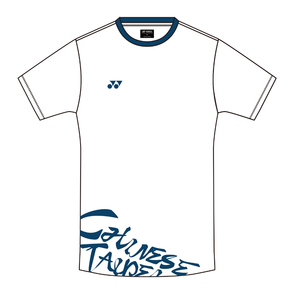 £羽眾不同╭＊優乃克【YONEX】T恤 YOOT3008TR 《巴黎奧運中華代表團 CHINESE TAIPEI應援款》