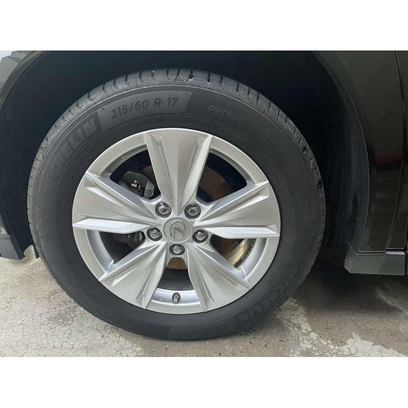 Lexus UX原廠鋁圈+米其林Primacy 4輪胎組 17" 5*114.3