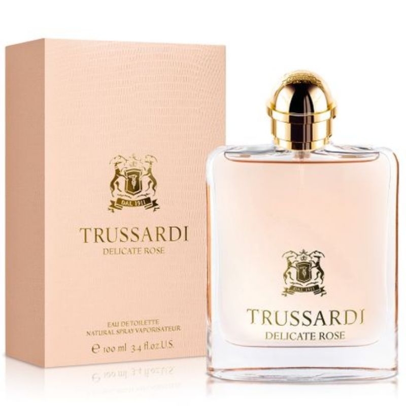 TRUSSARDI 玫瑰淡香水百貨公司專櫃公司貨保存期限2028年1月 Trussardi Delicate Rose