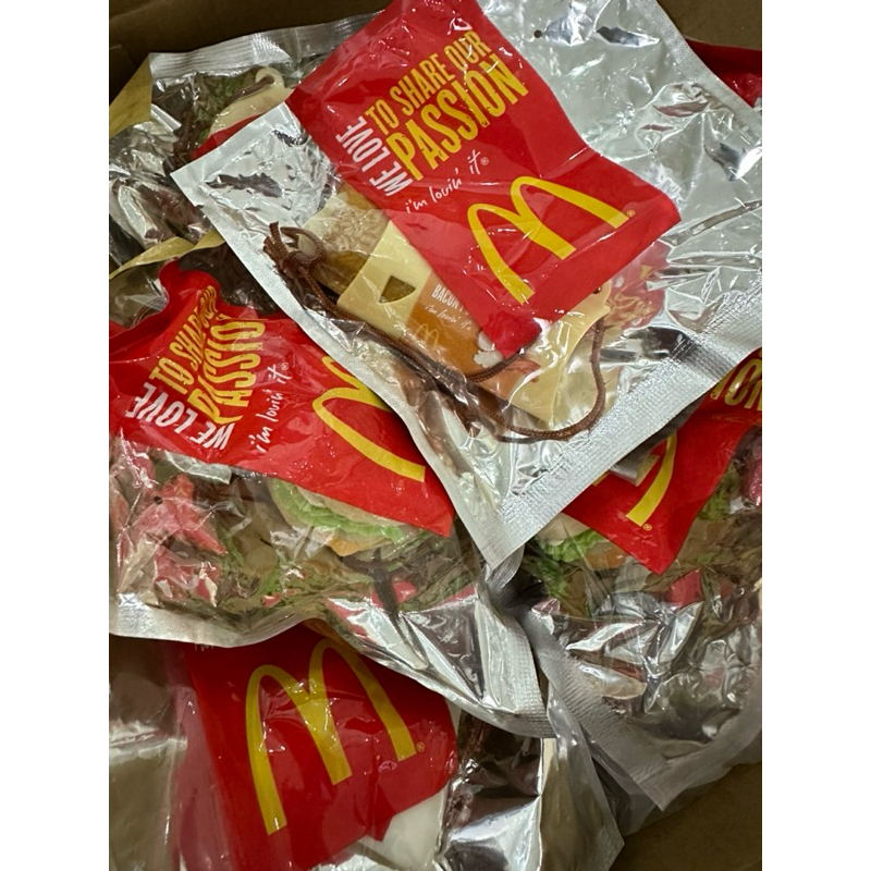 現貨 麥當勞 絕版吊飾 復古 掛件 薯餅 漢堡 薯泥派