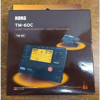 【天方樂器】全新日本KORG TM-60C (黑色)調音器 節拍器 含原廠調音夾