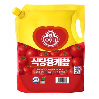 韓國不倒翁番茄醬軟袋3.3KG 韓國番茄醬 OTTOGI