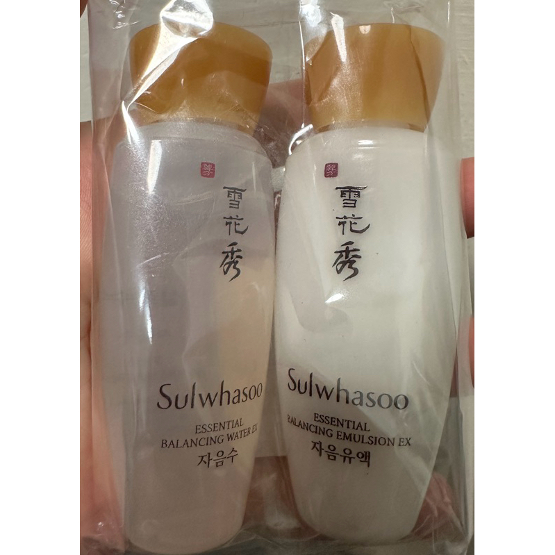 現貨 即期 韓國Sulwhasoo 雪花秀 滋陰光萃化妝水 (30ML) + 滋陰光萃乳液 (30ML)