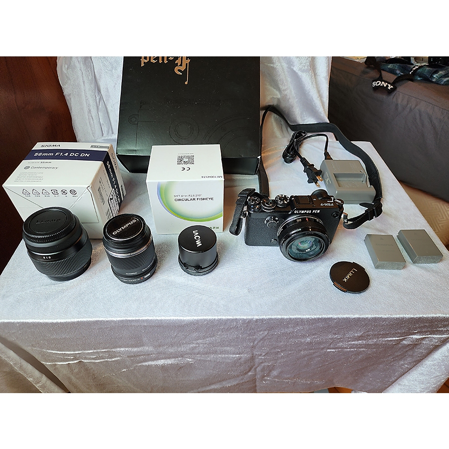 Olympus pen-f 專業數位相機組(含三個鏡頭)－可單買