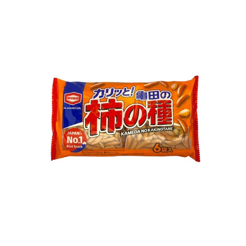 日本直送🇯🇵龜田製菓 柿種米果 6袋入 180g