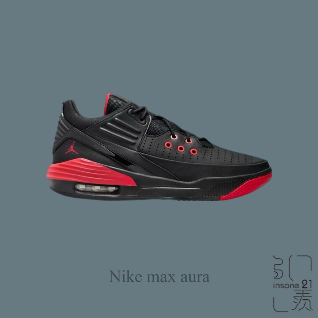 AIR JORDAN MAX AURA 籃球鞋 黑紅 男款 籃球 運動鞋 DZ4353-006【Insane-21】