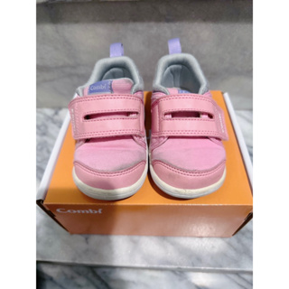 Combi兒童鞋 女寶 學步鞋 13.5cm 粉色 含盒二手