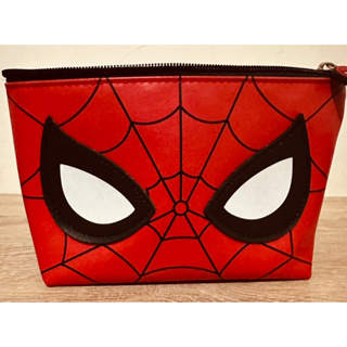 漫威Marvel 蜘蛛人收納包 +黑色小收納包