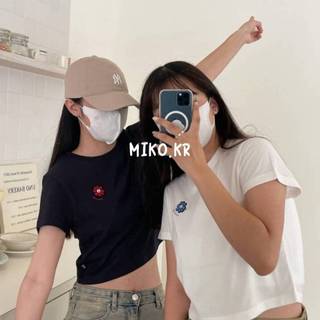 【在台& Mark Gonzales小飛人 女版 小花花 小花短袖 小天使 短T Whatitisnt 韓國代購