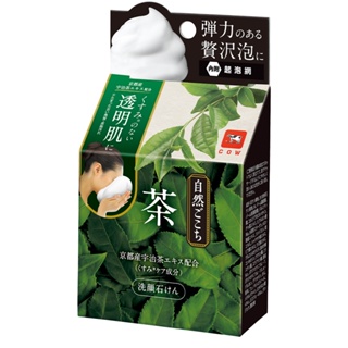 【日本牛乳石鹼】自然派綠茶洗顏皂80G | 官方旗艦店