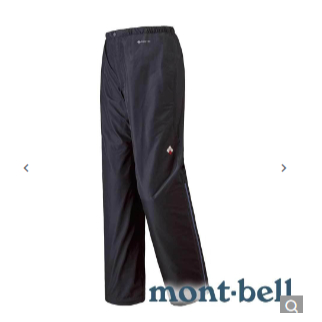 【mont-bell】RAIN DANCER女GTX防水透氣長褲『黑』1128568 戶外 露營 登山 健行 休閒 時尚