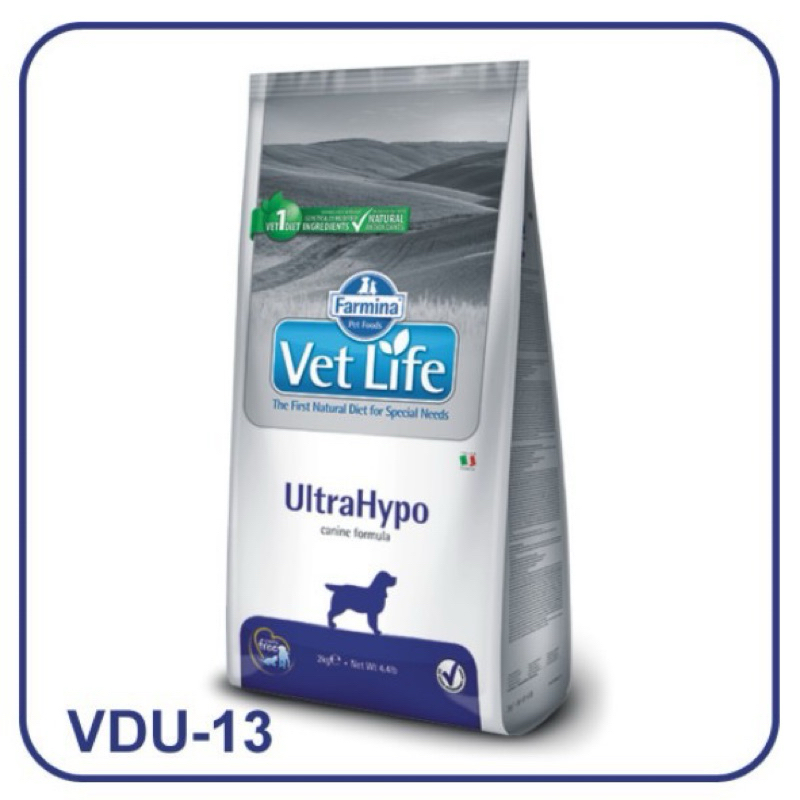 狗飼料 VDU13法米納處方 狗 極低敏配方 水解蛋白 2KG