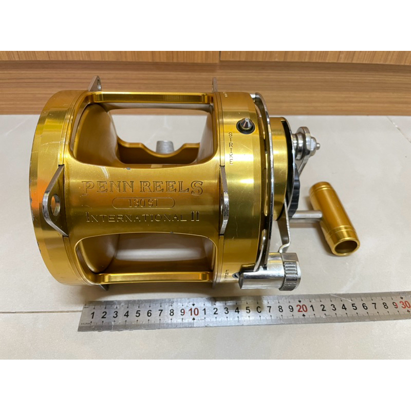 PENN REELS INTERNATIONAL Ⅱ 130ST 金 PENN 130 ST 鼓式捲線器 放長線 金騙