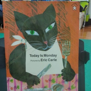 二手英文親子繪本 Today Is Monday pictures by Eric Carle