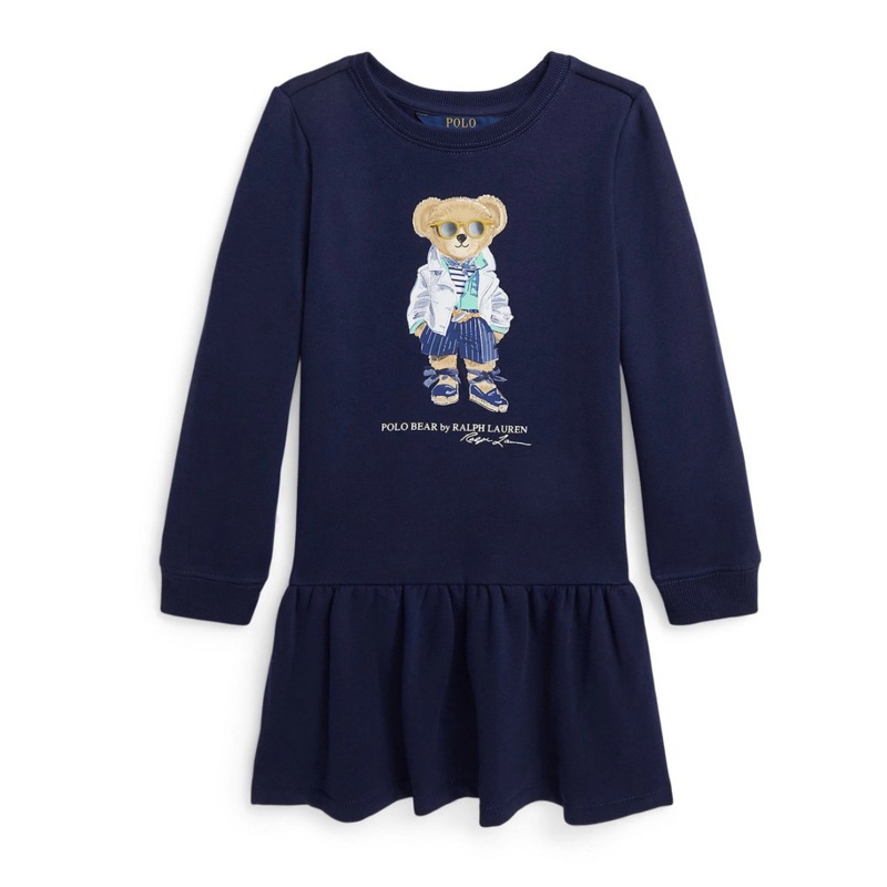 【現貨】Polo Ralph Lauren 女小童(6T)刷毛連身裙 洋裝