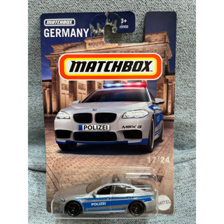火柴盒 matchbox 歐洲汽車系列 寶馬 bmw m5 警車 police