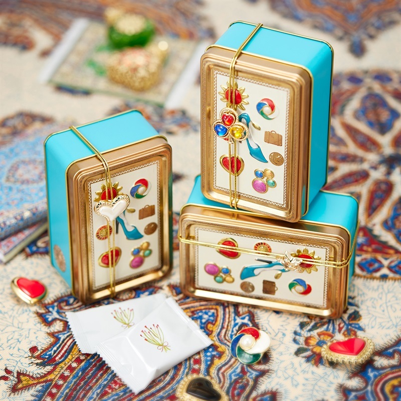 現貨+預購 日本 青山 Aoyama Decarbo 珠寶盒 mini 低糖質 餅乾 鐵盒 巧克力 高跟鞋 寶石 鈕釦