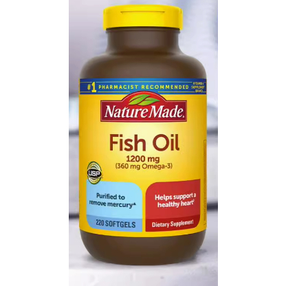 萊萃美 魚油 Nature Made Fish Oil 1200mg，220顆