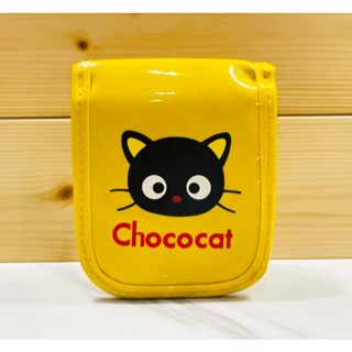 Chococat 巧克力貓~日本sanrio三麗鷗 巧克力貓零錢包-黃*69424