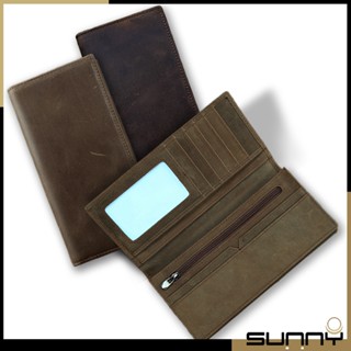 【SUNNY】瘋馬皮男士對折皮夾 復古牛皮長夾 真皮錢包 男士皮夾 手機袋 零錢包 卡包 證件卡夾 B家H家C家 包包