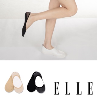 【ELLE】細網氣墊隱形襪 襪子 女襪 少女襪 襪套 氣墊底 高跟鞋 休閒襪