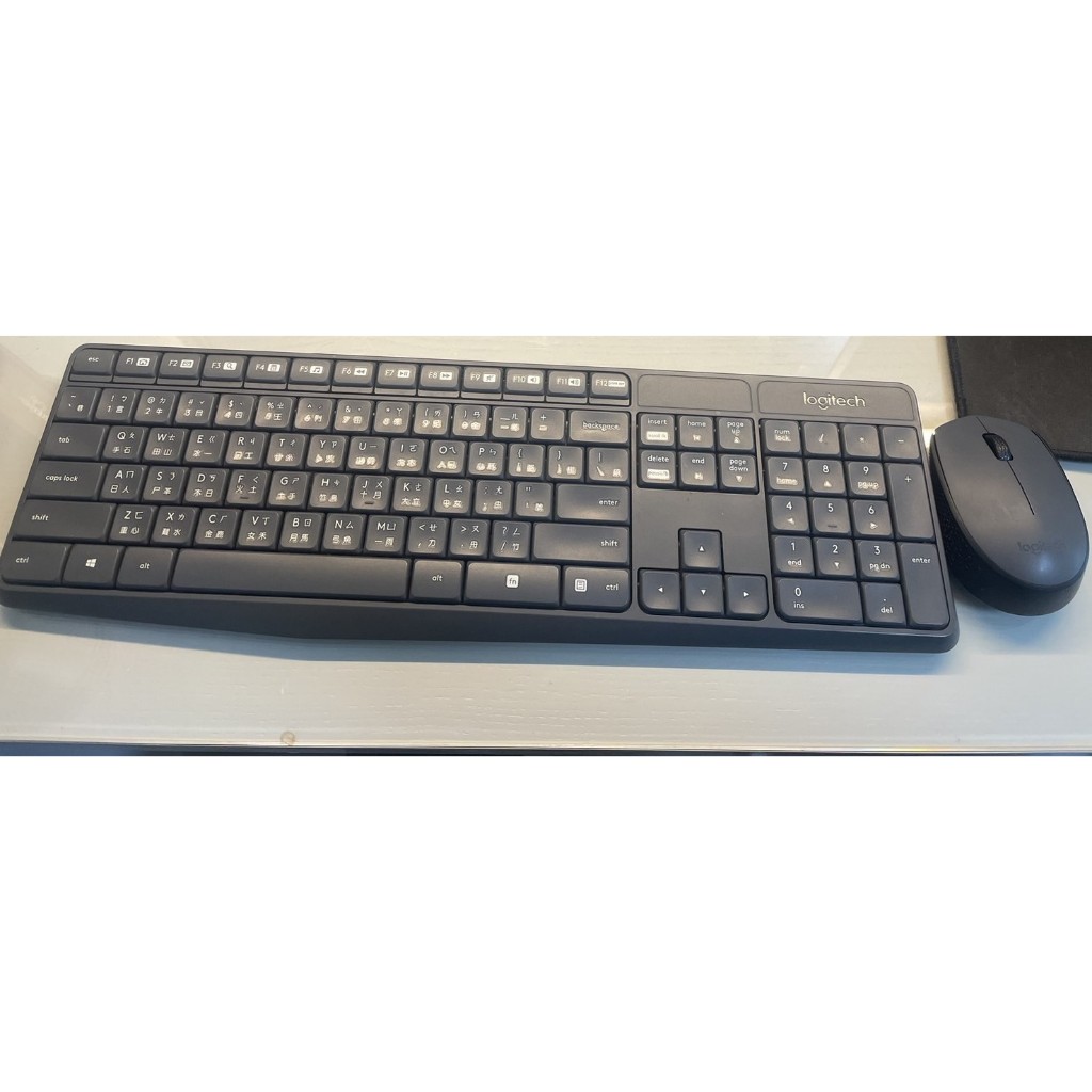 Logitech MK235 鍵盤滑鼠組 文書 二手