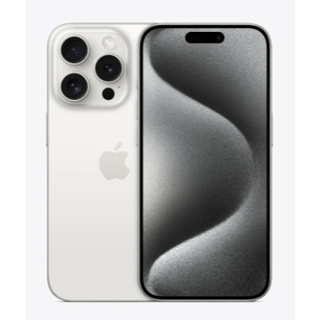 Apple iPhone 15 Pro (128G) 6.1吋 白色鈦金屬(全新未拆)