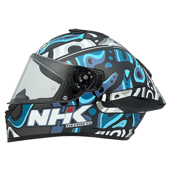 NHK 暫 K5R 安全帽 彩繪 星雲 黑藍 金屬排齒 眼鏡溝槽 耳機槽 全拆洗 全罩