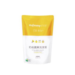 媽咪小站 奶瓶蔬果洗潔液補充包600ML【麗兒采家】