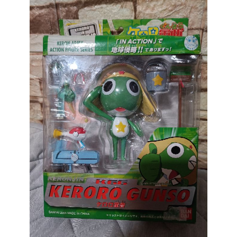 絕版品現貨 萬代  軍曹 KERORO IN ACTION！！ 地球侵略可動模型   K66 KERON GUNSO軍曹