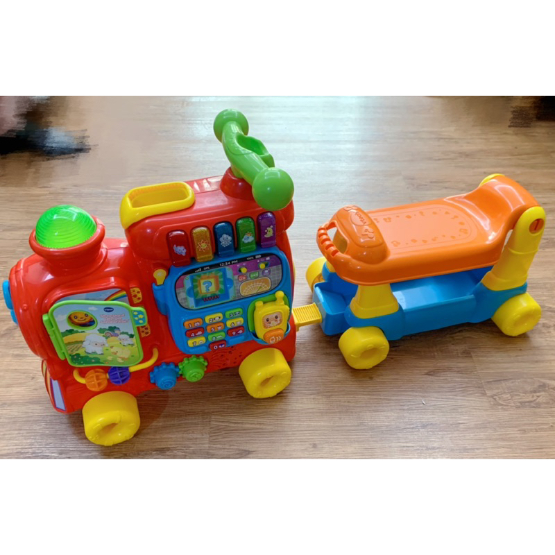 Vtech 智慧積木學習車(二手）