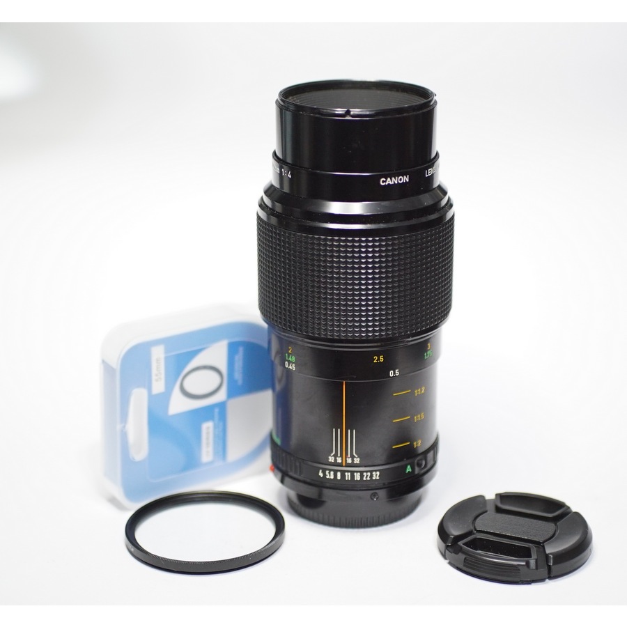 📷附實拍照📷少見Canon New FD 100mmF4 macro 手動微距鏡頭(GFX可用.送新品UV)