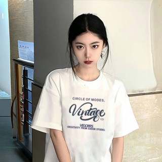 【真的臺灣現貨】100%純棉 簡約草寫英文字母印花圓領短袖T恤男女上衣服素色OVERSIZE大尺碼情侶裝團體服寬版粉藍