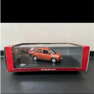 🚗_ 二手 NISSAN MARCH 1/43 原廠精品模型 模型車