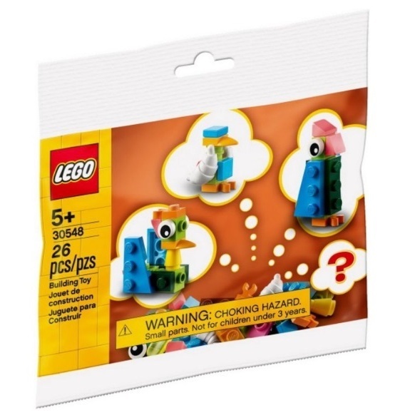 樂高 polybag-LEGO 30548百變小鳥 30545創意小魚 30563百變蝸牛 全新未拆 袋裝樂高