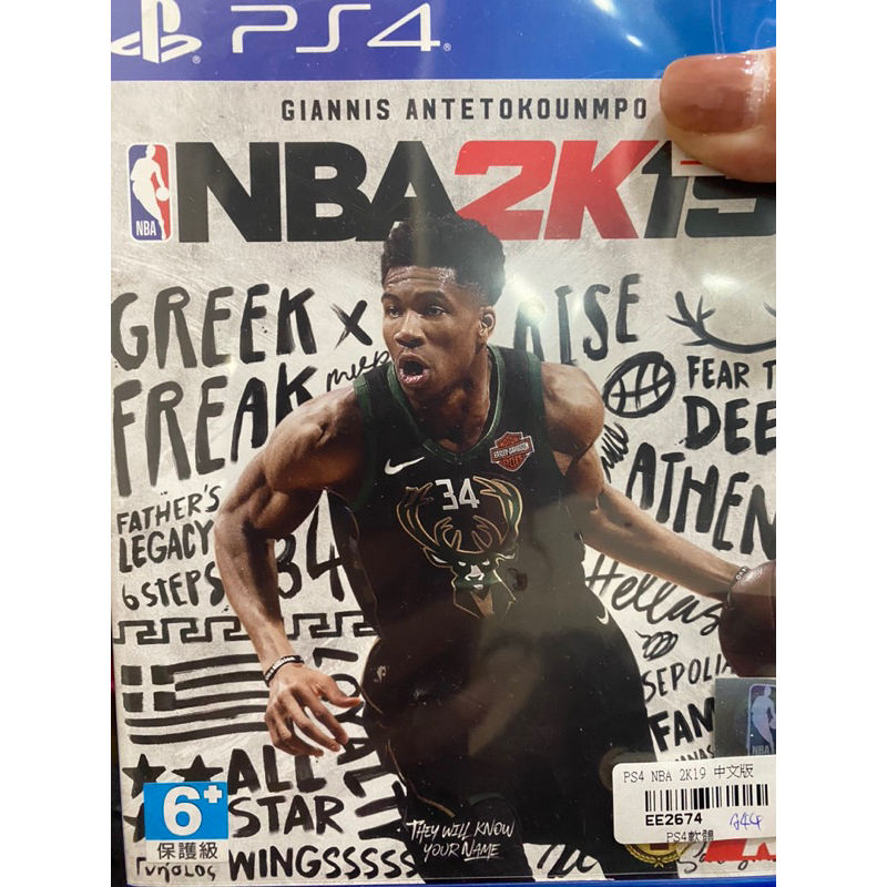 PS4 遊戲光碟 二手 NBA 2K19 中文版