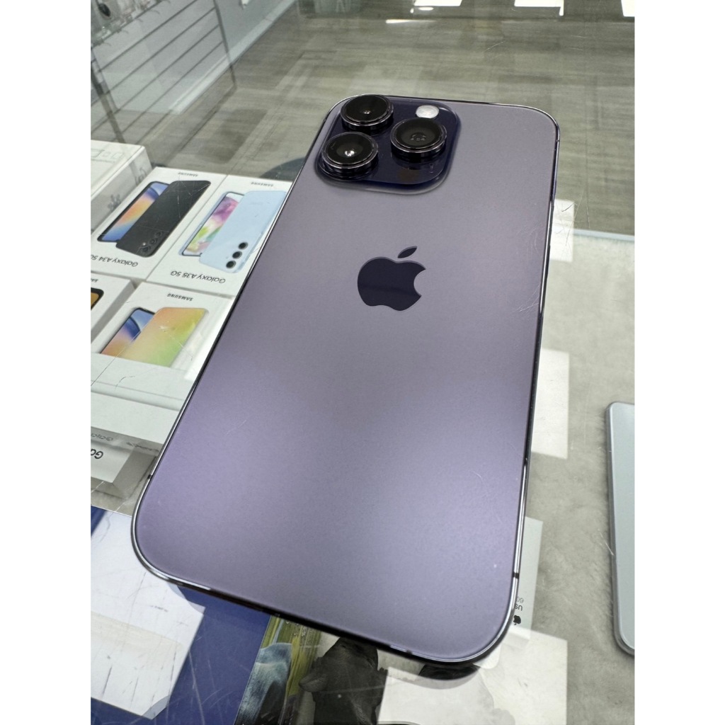 【敦富通訊】二手機 Apple iPhone 14 Pro 256G 6.1吋 紫色 單機