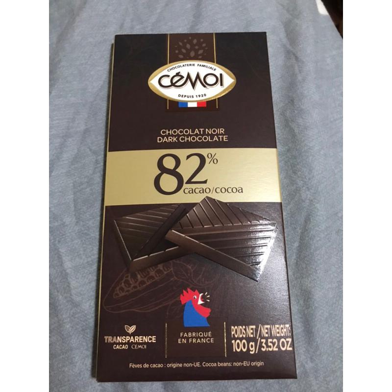 法國Cemoi82%黑巧克力有效期限2025.06